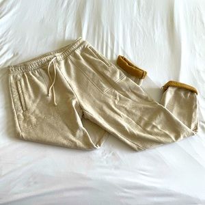 Roots, flaxseed joggers, size S